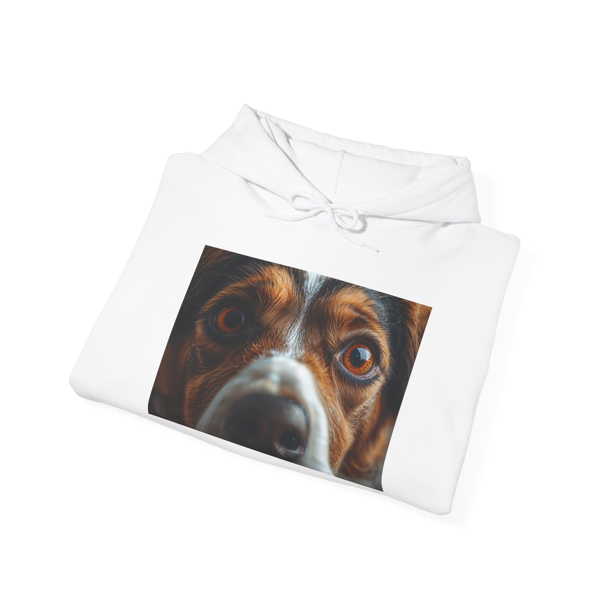 Sweat à capuche avec portrait de chien curieux | Gros plan sur un portrait canin, Sweat-shirt pour amoureux des animaux