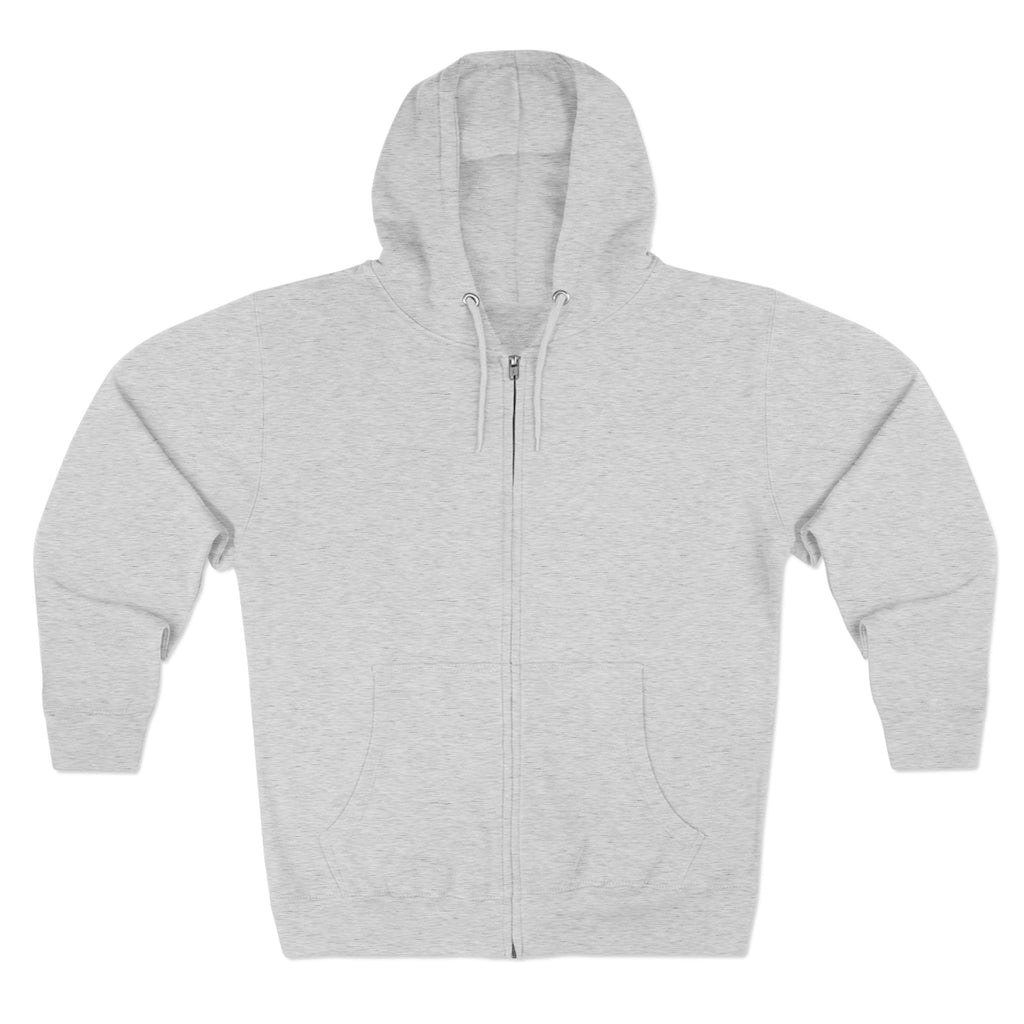 Smiling Rottweiler Portrait Zip Hoodie | Dog Lover Apparel