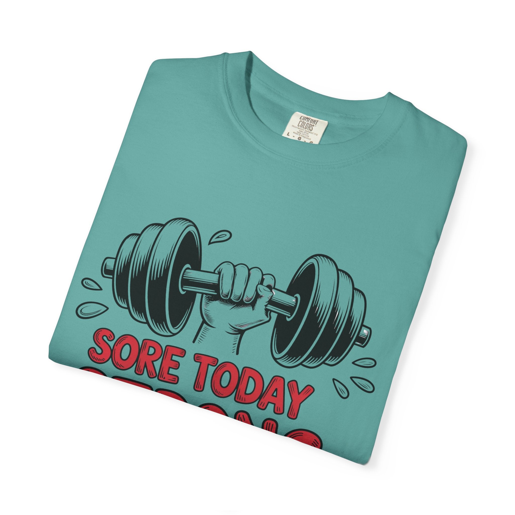 Strong Man T-shirt | Dumbbell Workout Fitnes Tee
