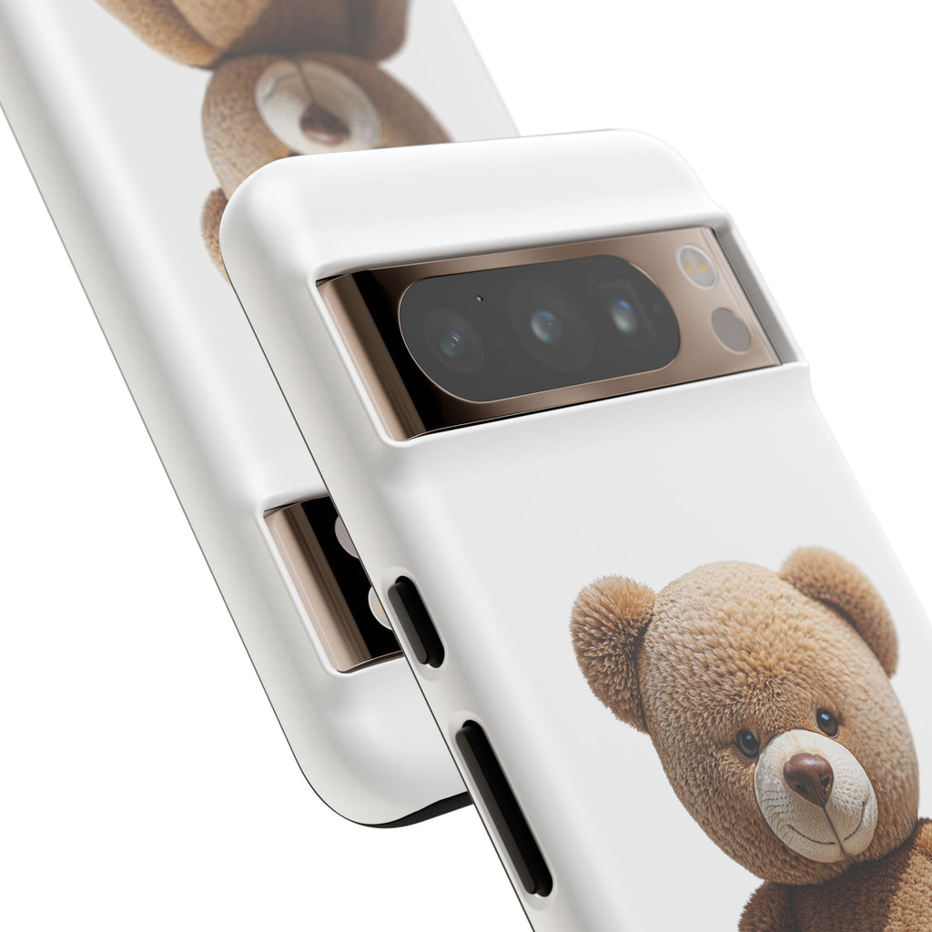 Teddy Bear Phone Case | Cute Plush Toy Illustration, i-phone, Samsung, Google phone