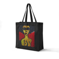 Abstract Expressionist Female Portrait Canvas Grocery Tote | Modern Art Shopper
