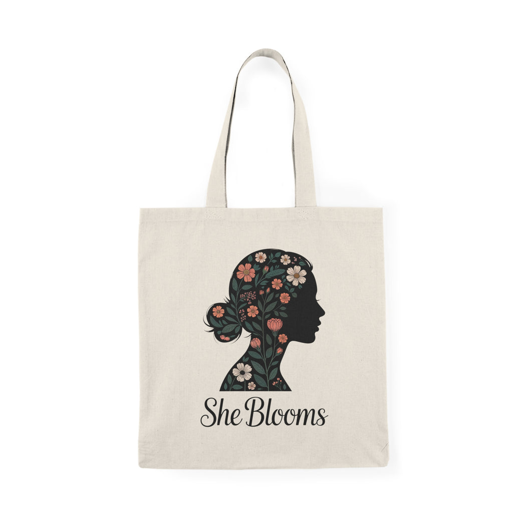 Sac cabas naturel motif loup noir | Gros plan sur les yeux ambrés, illustration de forêt sombre