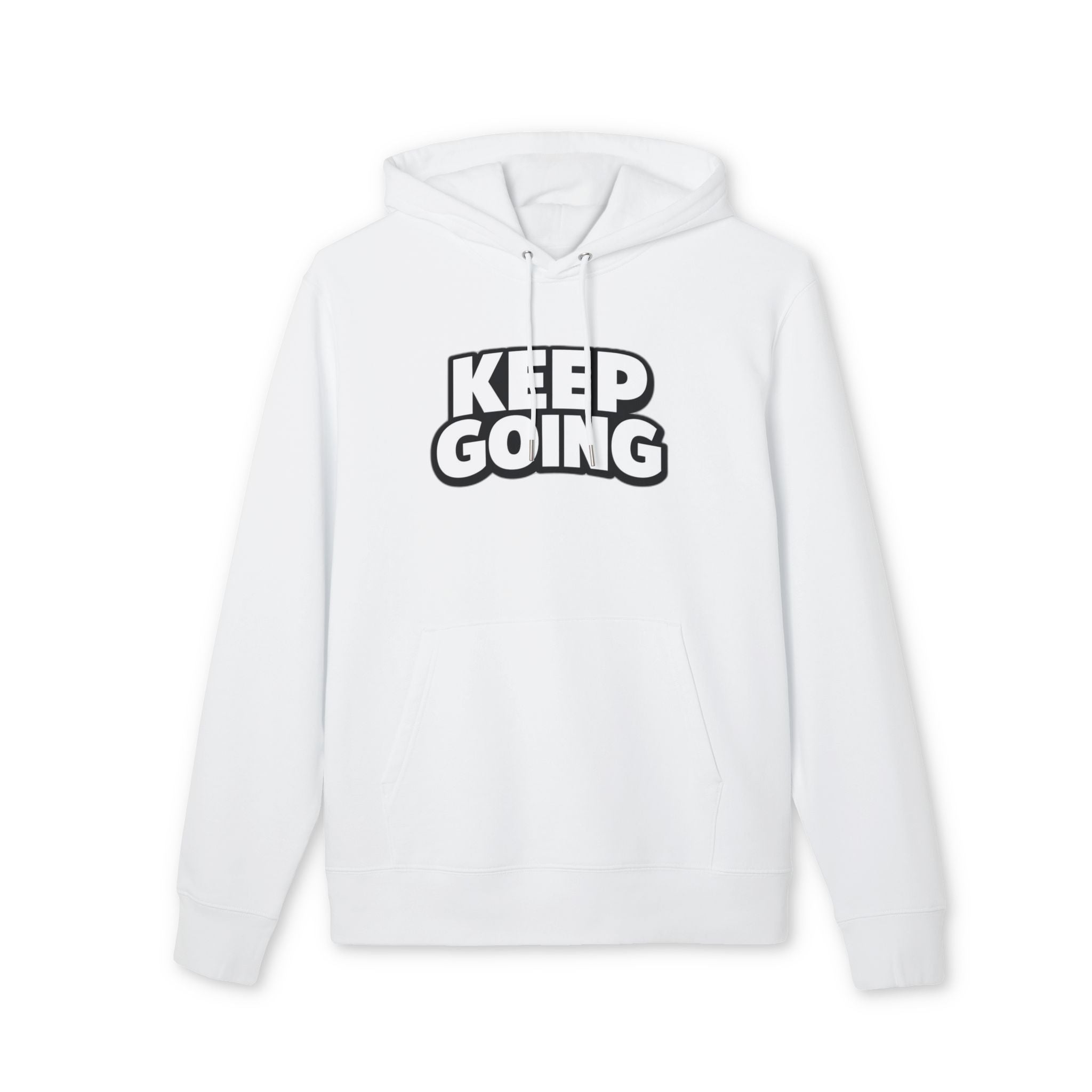 Keep Going Hoodie | Motivational Typography Hooded Sweatshirt