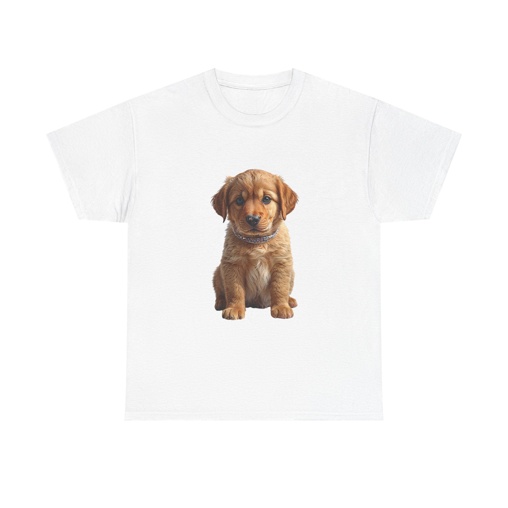 T-shirt avec un adorable chiot Golden Retriever | Portrait de chien
