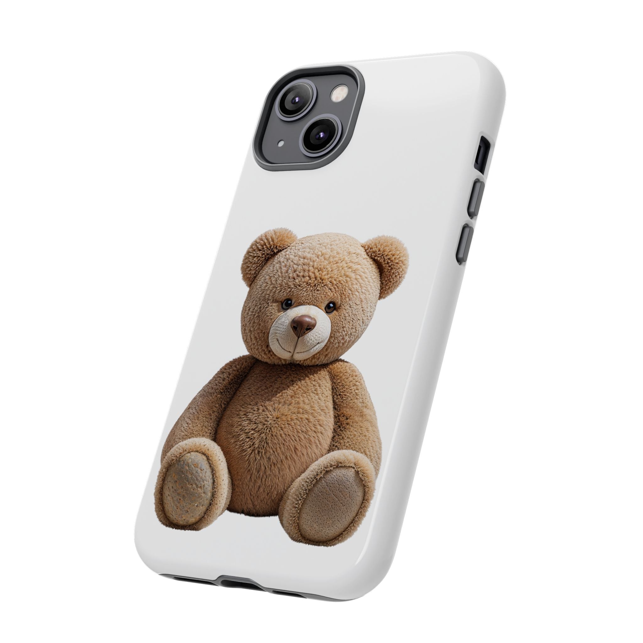 Teddy Bear Phone Case | Cute Plush Toy Illustration, i-phone, Samsung, Google phone