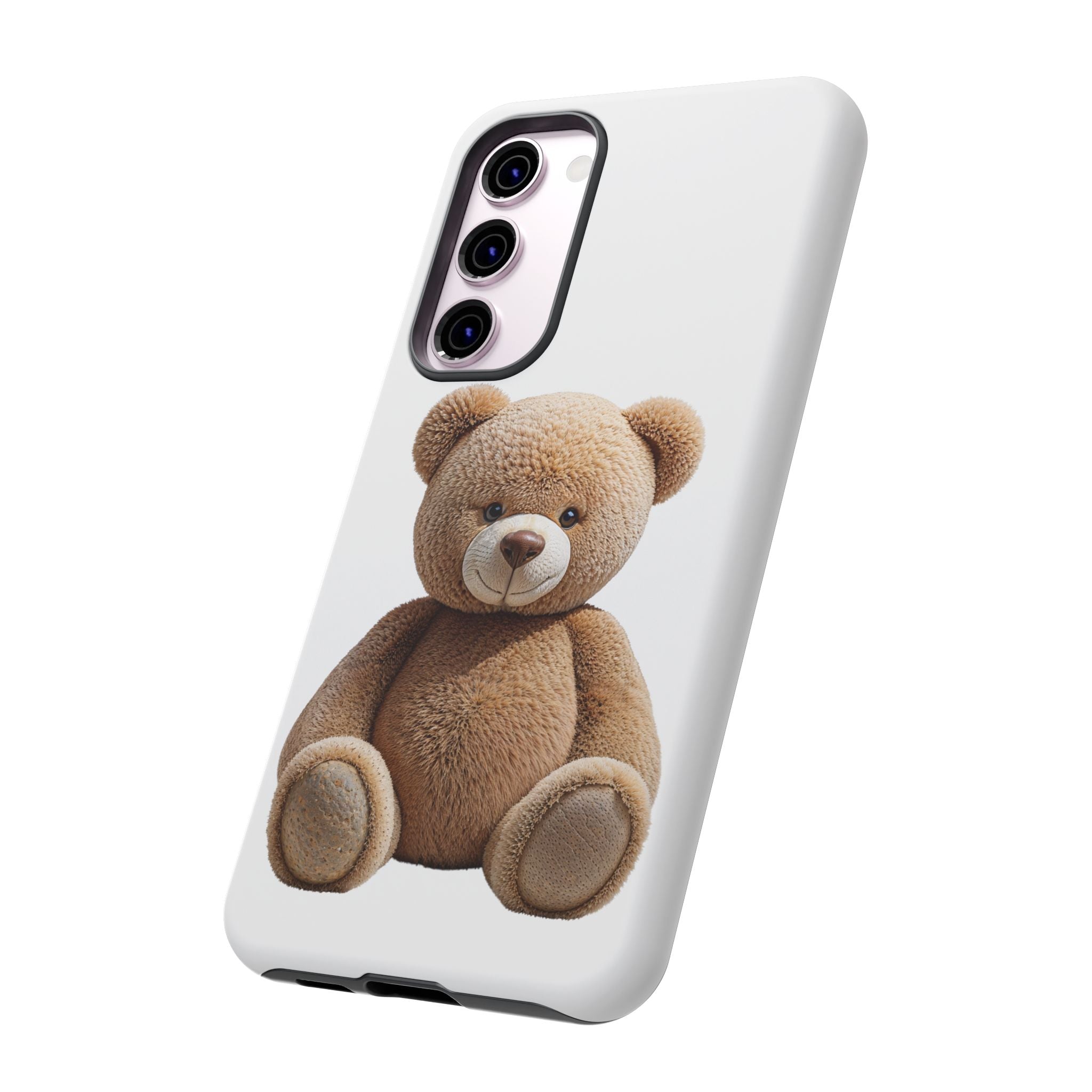 Teddy Bear Phone Case | Cute Plush Toy Illustration, i-phone, Samsung, Google phone