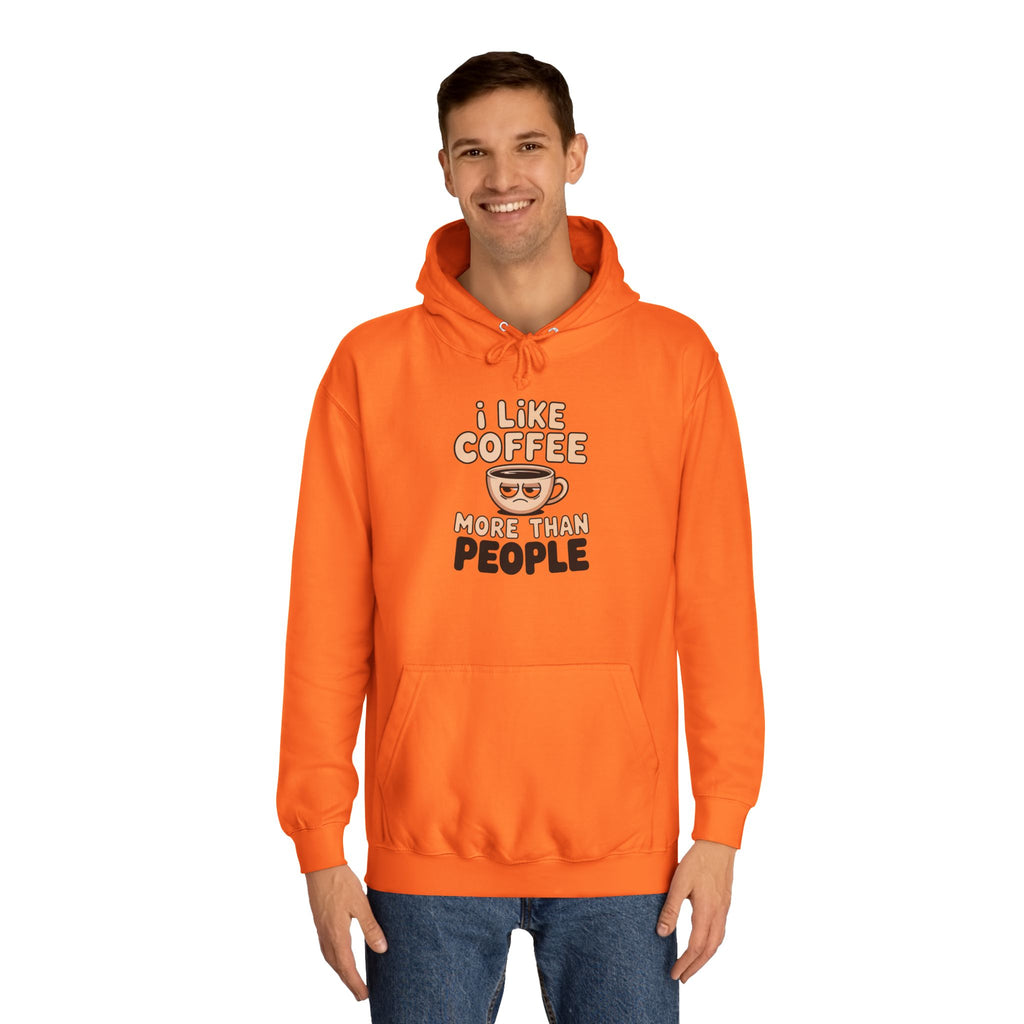 Coffee Lover Hoodie, Funny Coffee Shirt, Funny Slogan Hoodie Empowering Self Love Motivational Pullover Gift