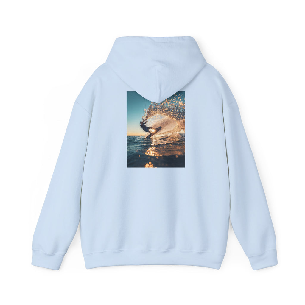 Galaxy Spiral, Hoodie | Surfer Wave Back Print