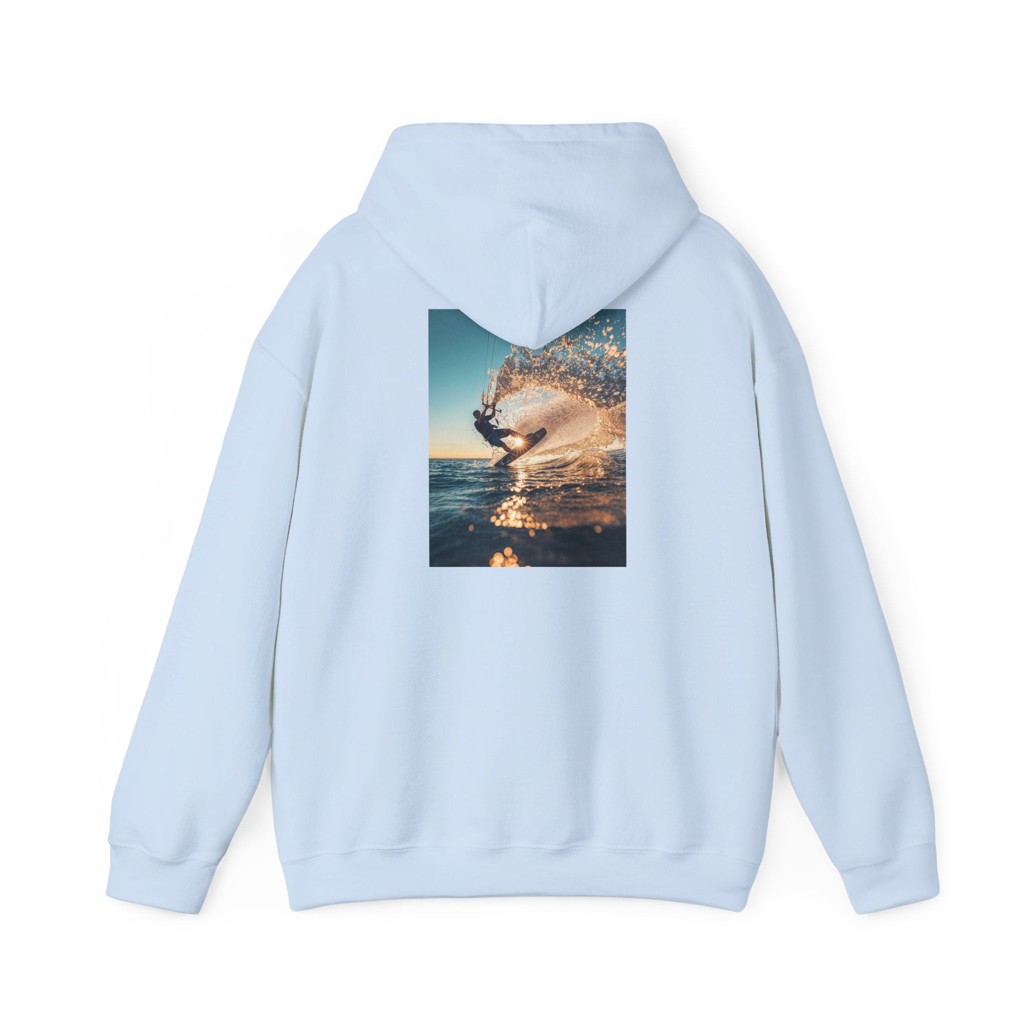 Galaxy Spiral, Hoodie | Surfer Wave Back Print