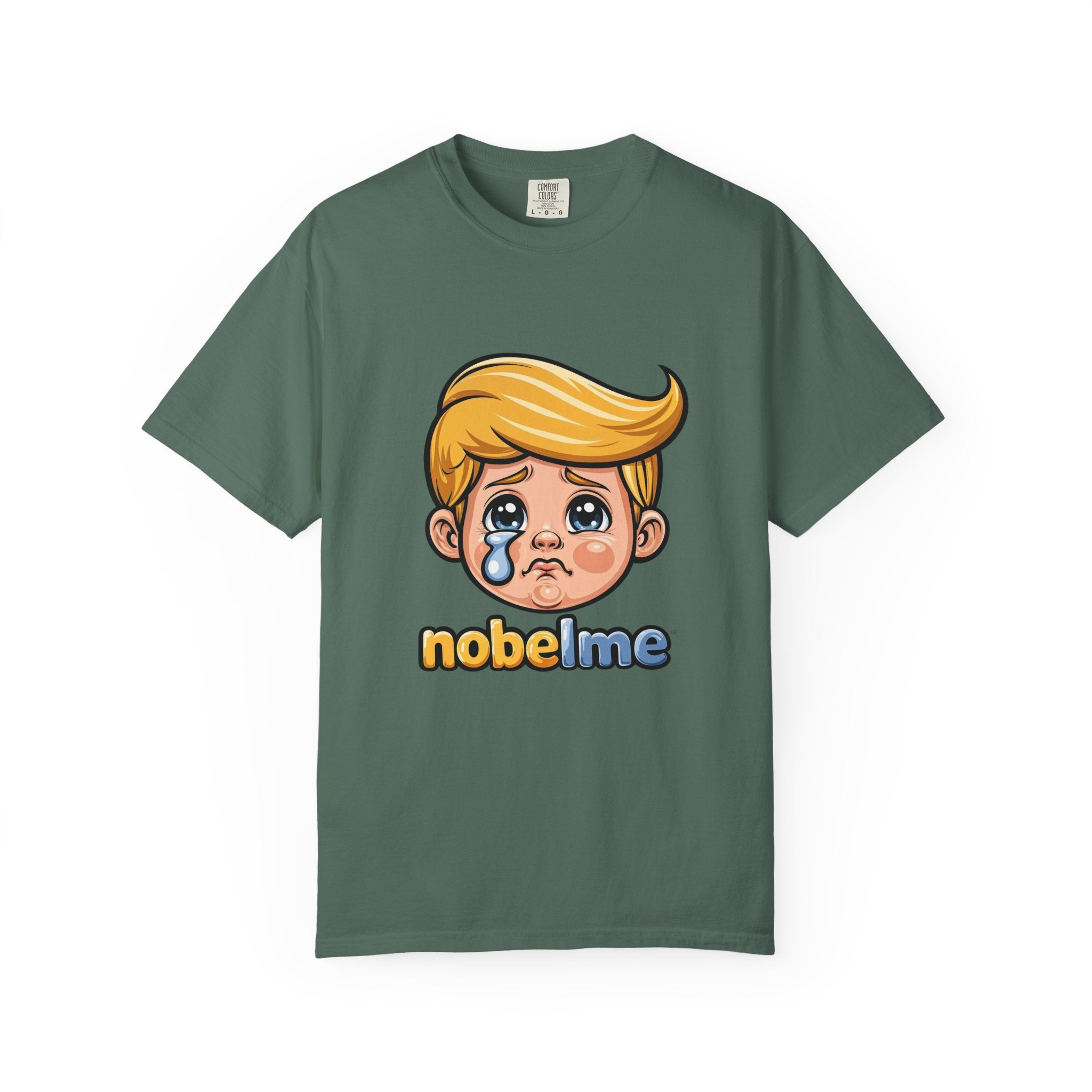 T-shirt nobelme avec un garçon blond qui pleure (dessin animé) | T-shirt mignon avec un visage triste