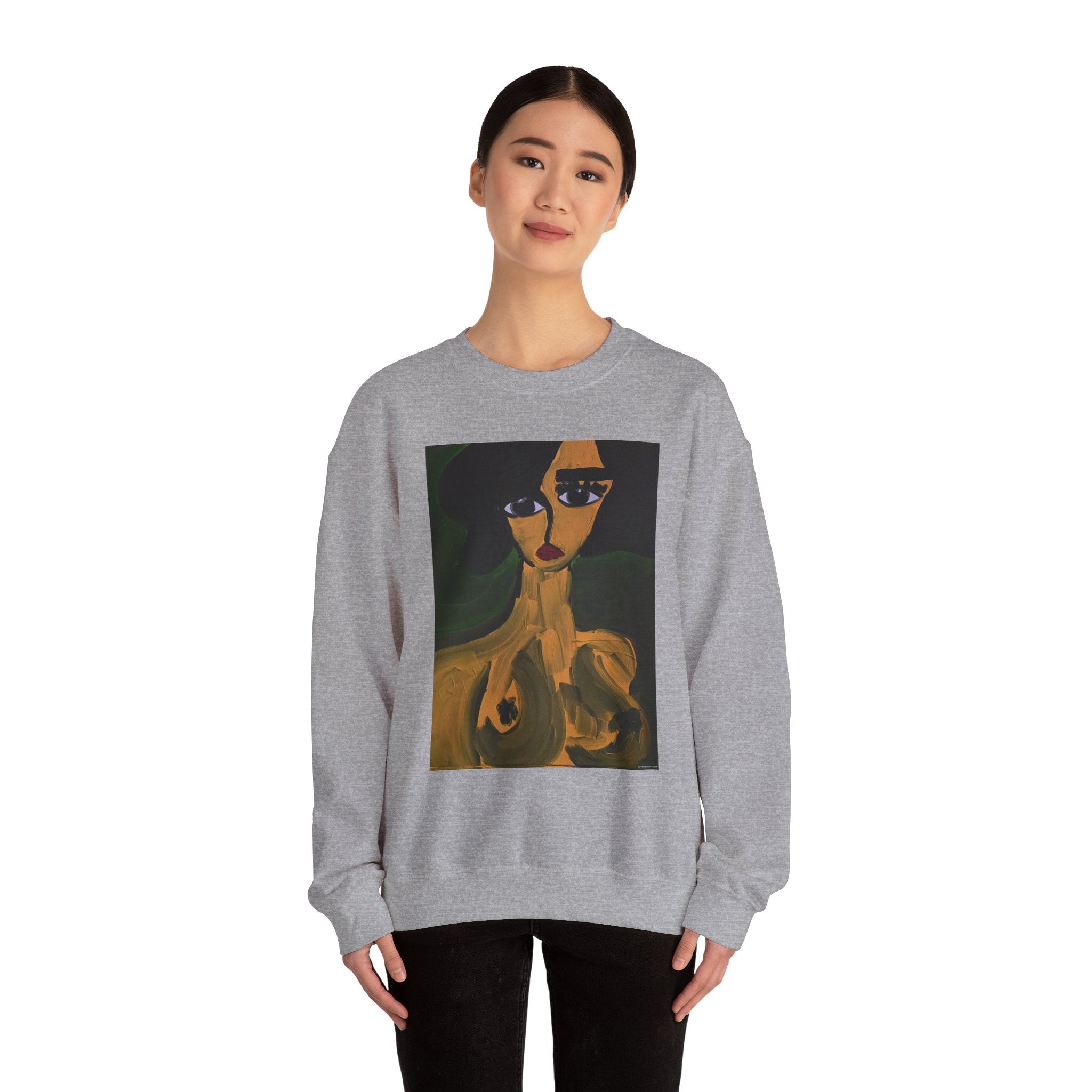 T-shirt Édition Artiste, Portrait de Nu Élégant, Tirage d'Art Limité, Sweat-shirt Peinture de Portrait Abstrait |