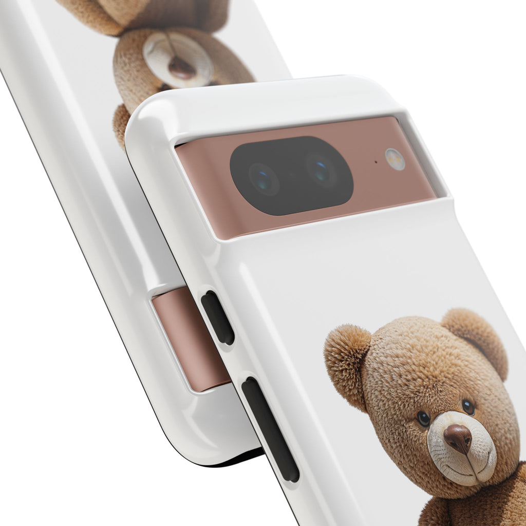 Teddy Bear Phone Case | Cute Plush Toy Illustration, i-phone, Samsung, Google phone