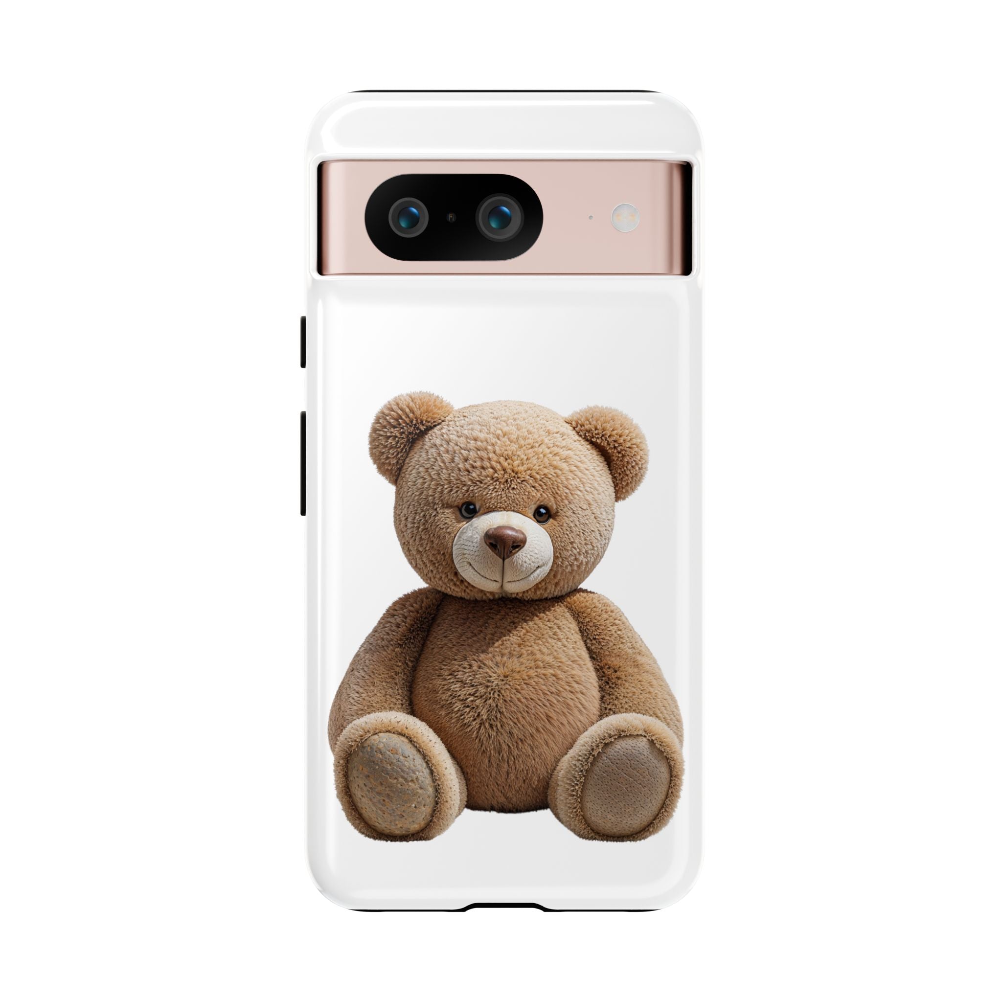 Teddy Bear Phone Case | Cute Plush Toy Illustration, i-phone, Samsung, Google phone