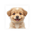 Smiling Fluffy Puppy Poster | puppy Poster, funny dog lover poster