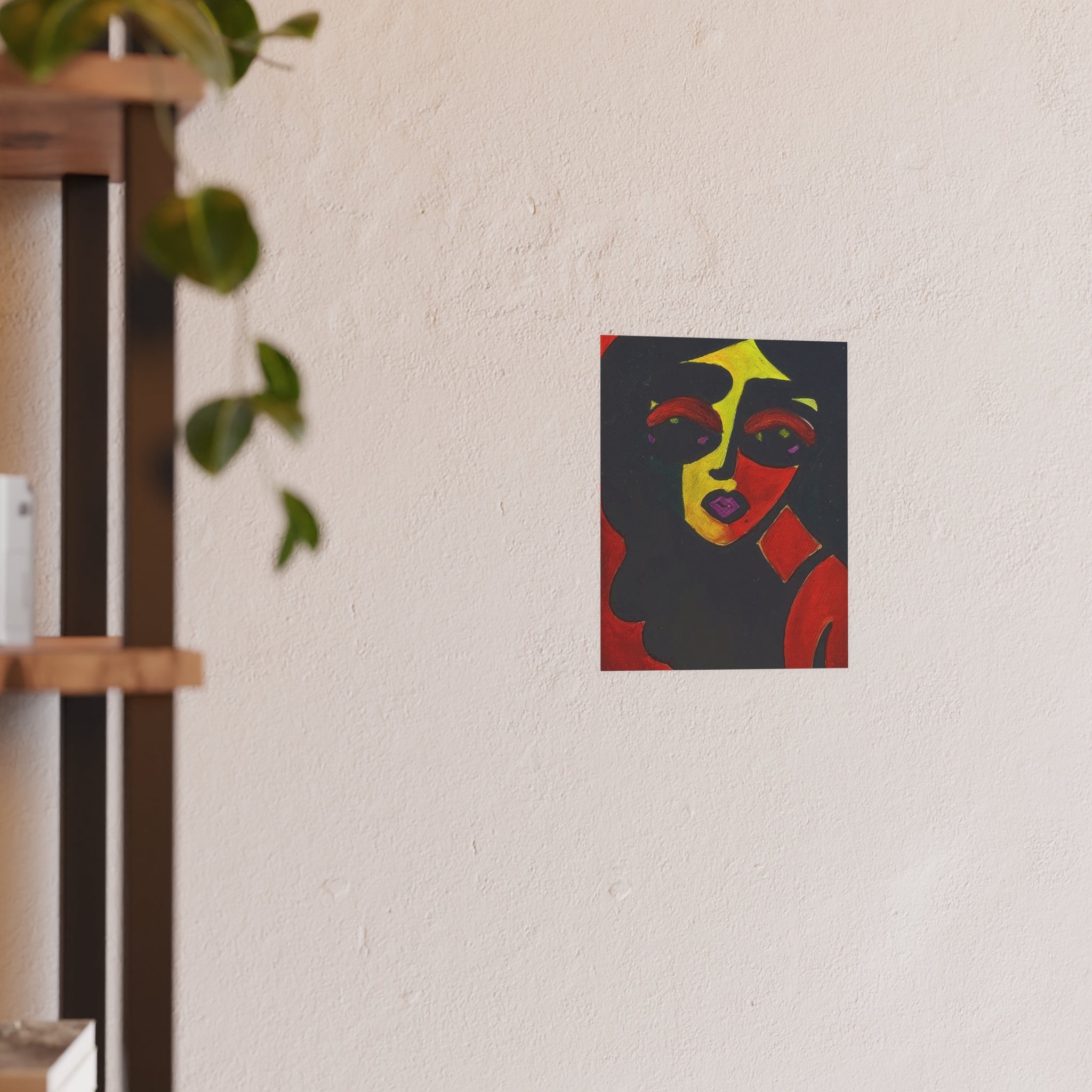 Poster, Abstract Pop Art Woman Poster | Satin & Archival Matte