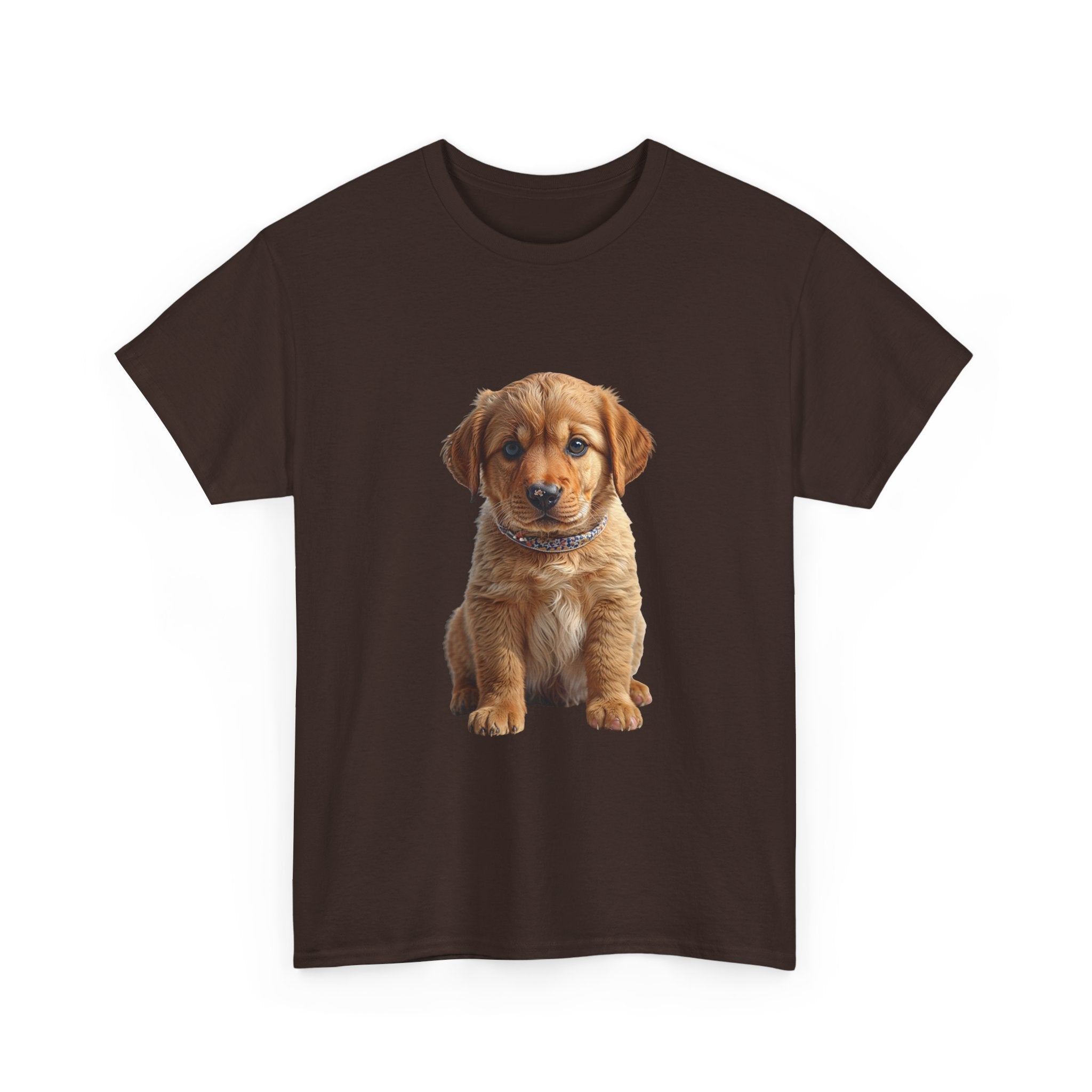 T-shirt avec un adorable chiot Golden Retriever | Portrait de chien