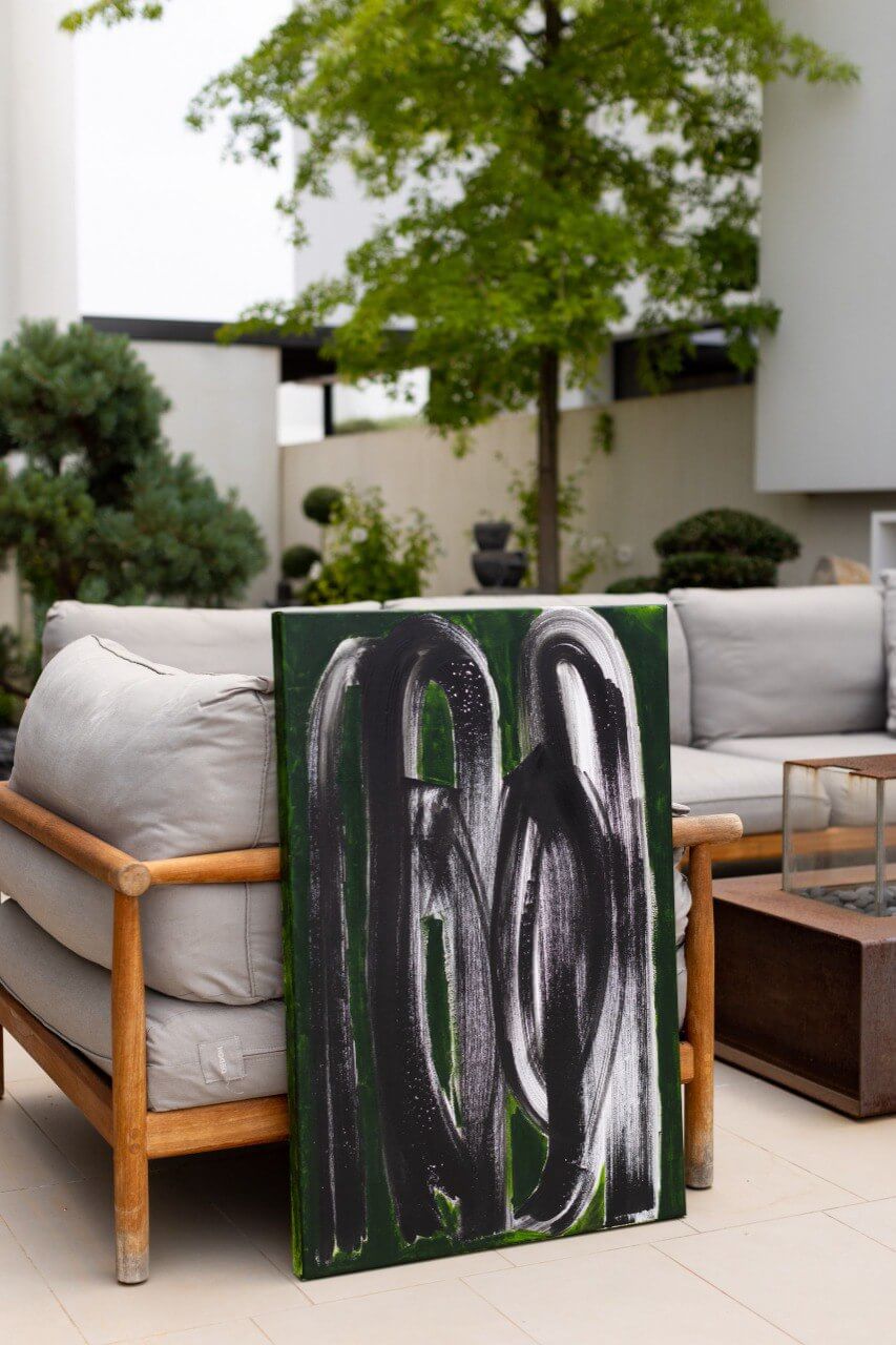 Emotions, Minimalist Modern Acrylic Canvas for Contemporary Interiors