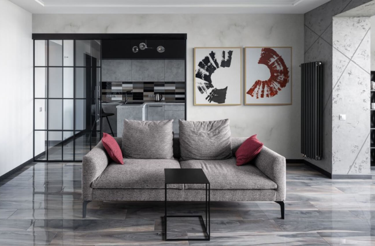 Minimalism Contemporary Acrylic Painting for Modern Interior Decor