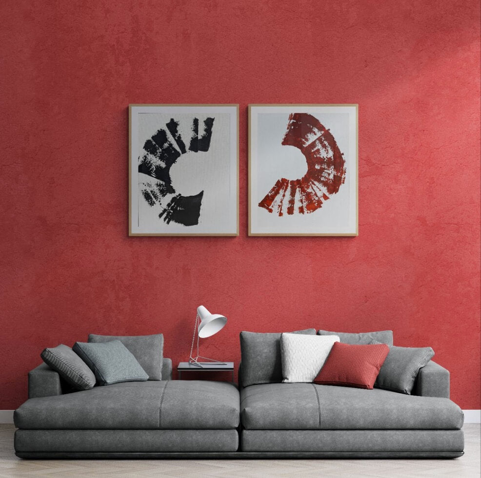 Minimalism Contemporary Acrylic Painting for Modern Interior Decor